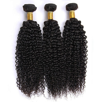 3Pcs Kinky Curly Virgin Human Hair Bundles